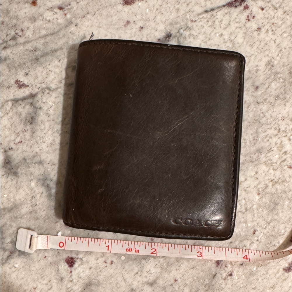 Men’s Coach Brown Leather Wallet